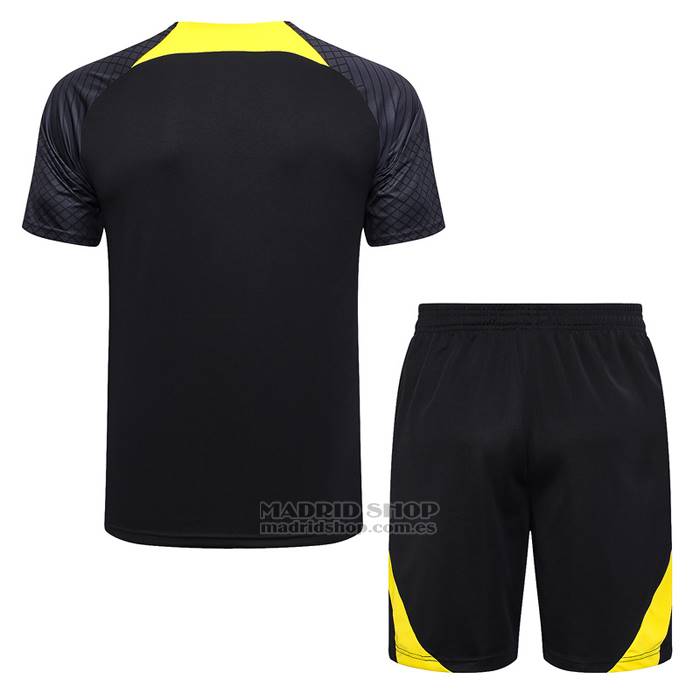 Chandal del Paris Saint-Germain Jordan Manga Corta 2023-2024 Negro - Pantalon Corto